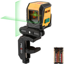 REXISO 65FT Self Leveling Cross Line Laser Level Green Beam Manual LED I... - $72.99