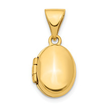 14K 12mm Oval Locket Pendant XL774 - £103.78 GBP