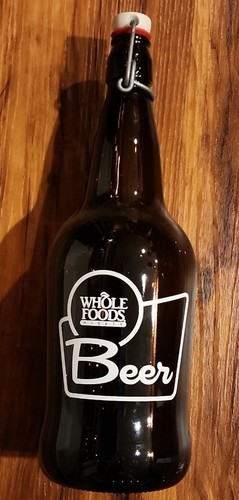Brown Brewing Co. Empty Collectors Bottle ~ Locking Lid ~ 12" Tall ~ Brown Glass Item image 4