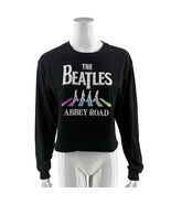 The Beatles Abbey Road Womens T Shirt Top Size Large Black Graphic Cropp... - $357.14 MXN