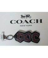 Coach Disney X Doc Chain Hanging Leather Bag Tag Charm F73436 NWT - $41.13 CAD
