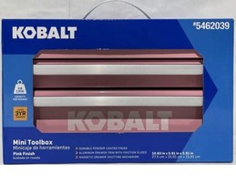 Kobalt Mini 2 Drawer Steel Tool Box Pink 25th Anniversary - £29.15 GBP