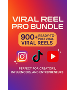 Viral Reel Pro Bundle – 900+ Ready-to-Post Viral Reels for Instagram &amp; T... - €6,41 EUR
