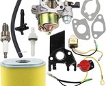 Engine Tune Up Carburetor Ignition Coil Oil Sensor Spark Plug Honda GX16... - $22.49