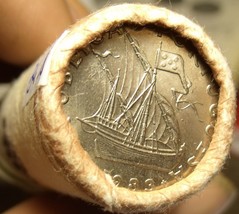 Gem Unc Original Roll (40) Portugal 1983 5 Escudos Coins~Ship - £54.98 GBP