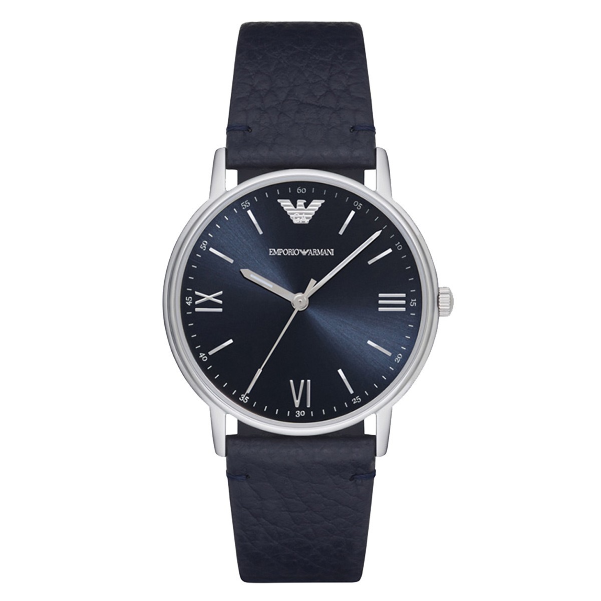 Armani AR11012 Blue Dial Ladies Blue Leather Watch - $120.89