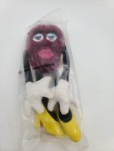 Vintage 1988 California Raisins Girl Plush Figurine Yellow Heels Female *SEALED* - £5.41 GBP