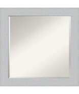 Amanti Art Framed Mirrors for Wall | Shiplap White Mirror for Wall | Sol... - £88.74 GBP