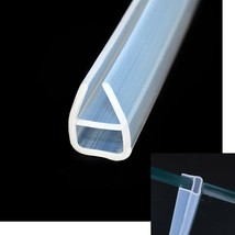 Frameless Glass Shower Door Sweep 137.8&quot; for 3/8&quot;(8mm) Glass U-Type Seal... - $276.80 MXN