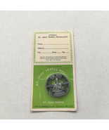 Vintage St.Jude travel club member medallion for key chain  - $19.75