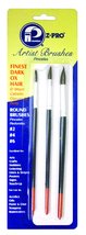 Premier Artist Brushes Dark Ox-Hair Round Set, 3 Piece Set, AR10107 - $23.58 CAD