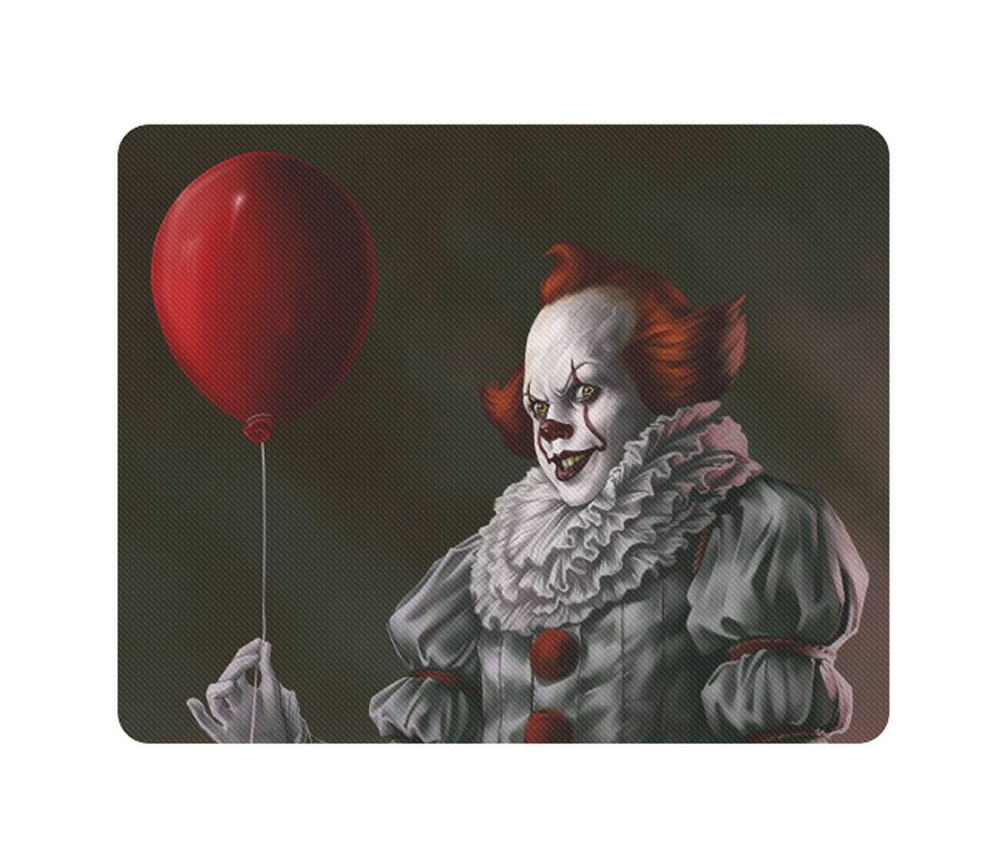 Pennywise Scary Clown Large Rectangular Mousepad Non Slip Neoprene - $9.00
