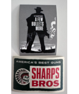 Shot Show 2025 Lot of 2 Sharps Bros A Few Bullets More Sticker Clint Eas... - €8,45 EUR