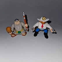 2 Fisher Price Great Adventure Figure Sheriff Western Town Friar Tuck Ro... - $13.81