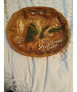 Vintage Bowl Yellowstone Park Old Faithful Greatfalls SOUVENIR  Bowl Tri... - $290.61 MXN
