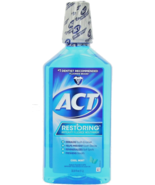 ACT Restoring Anticavity Fluoride Mouthwash Rinse 33.8 oz Rebuild Tooth ... - €35,67 EUR