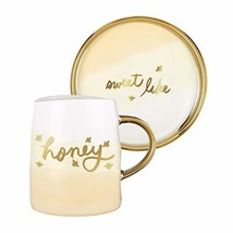 Creative Brands Slant CollectionsArtisanal Mug &amp; Saucer Set, 12-Ounce, S... - $19.92