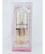 Impressions Vanity Co Hello Kitty Kawaii Icon Bell Jar 6 Piece Brush Gif... - $52.83 CAD