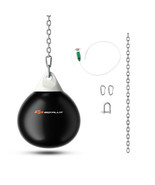 21 Inch Water Punching Bag with Adjustable Metal Chain-Black - Color: Black - $2,505.98 MXN