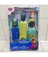 Disney Frozen Anna Doll Wardrobe Set with 2 Extra Outfits Disney Collect... - €37,70 EUR