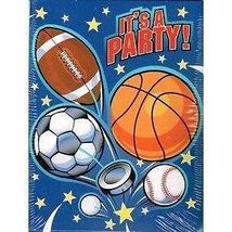 Sports Explosion Party Invitations (8) - $1.31
