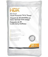 Terry Towels (20-Pack) 14 in. x 17 in. Multi-Purpose, Kitchen Towels - $463.92 MXN