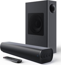 Sound Bars For Tv With 100 Watts Subwoofer, 16-Inch Mountable Sound, Com... - £123.67 GBP