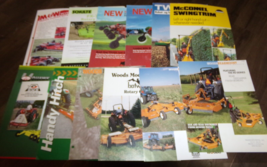 13-lot 1970&#39;s-2010&#39;s rotary mower brochures in nice shape used - $9.89