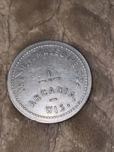 The W. P. Massuere Co. Arcadia, Wisconsin WI $1 Trade Token - $1.97