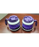 KSU Kansas State WILDCATS 2 Whirley Mugs Insulated Hot Drinks Soup etc P... - £11.94 GBP