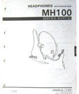 Yamaha MH100 Headphones &amp; Mic Original Service Manual Booklet, from Japa... - $23.60 CAD