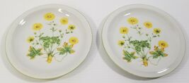 Set of 2 Royal Domino Collection Japan “Sunrise” Salad Plates Poppy Flower - $9.89