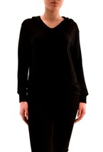 SUNDRY Womens Hoodie Asymetrical Hem Everyday Minimalistic Black Size US 0 - $32.29