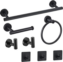 Wall-Mounted, 16-Inch Bath Towel Bar, Towel Ring, Toilet Paper Holder, A... - £29.94 GBP