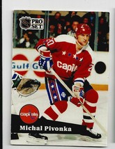  PRO SET HOCKEY CARDS, 1991   MICHAL PIVONKA  #252    EX++++  FRENCH  - $2.88