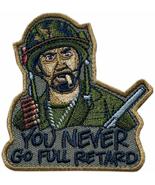 Never Go Full Humor Funny Inspired Rectangular Tactical Patch (Hook Fast... - £7.16 GBP