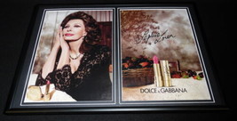 Sophia Loren Facsimile Signed Framed 2015 Dolce &amp; Gabbana Advertising Di... - $69.29