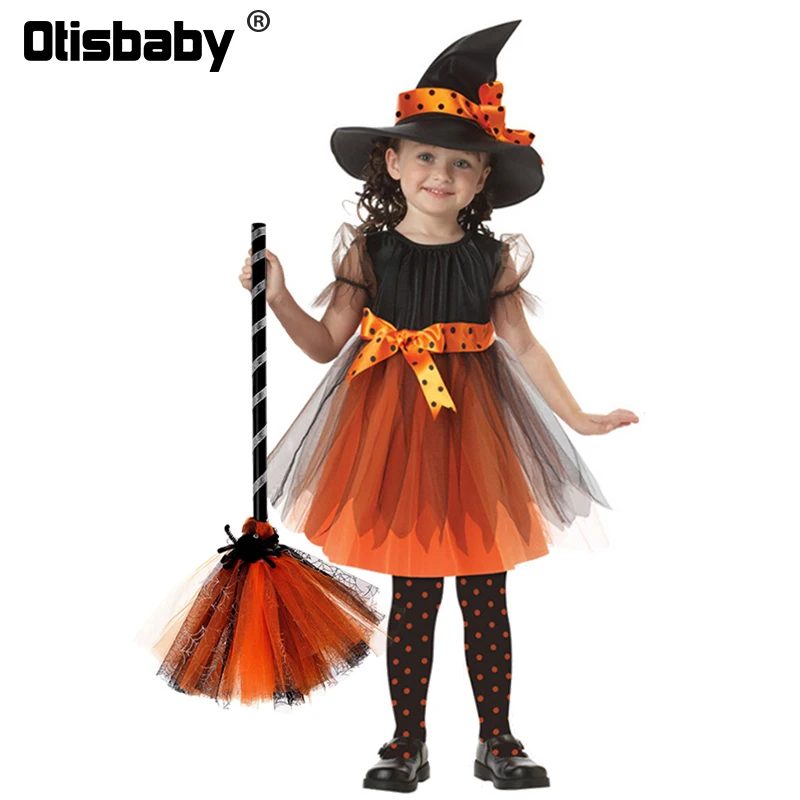 Play Play Girls Halloween CosPlay Witch Costume Teens Baby Girl Gown Infant Witc - £23.97 GBP