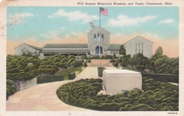 Will Rogers Memorial Museum Tomb Claremore Oklahoma OK Postcard B07 - £2.36 GBP