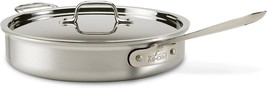 All-Clad MC2 Professional Stainless Steel Bi-Ply 3  Saute Pan with lid (... - $89.99