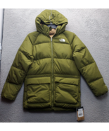The North Face Down 600 Fill Power Parka Jacket Youth XL Green Fleece Li... - $2,227.52 MXN