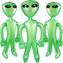 3 Pcs 35 Inch Alien Inflates Inflatable Alien Jumbo Alien Blow Up Toy For Party  - £20.36 GBP