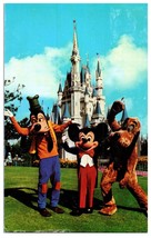 Mickey and Pals Welcome Guests to Fantasyland Florida Postcard Posted 1978 - £5.30 GBP
