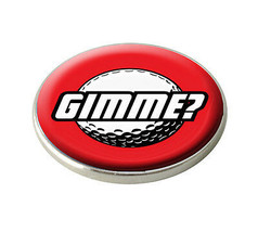 ASBRI &quot; GIMME &quot; GOLF BALL MARKER. - €2,58 EUR
