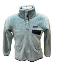 Patagonia Women&#39;s Re-Tool Snap-T Polartec Fleece Pullover Blue Size Smal... - $39.99