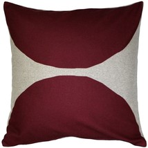 Kukamuka Kivi Red Throw Pillow 22x22, with Polyfill Insert - £63.55 GBP