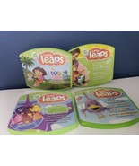 Lot of 4 Leap Frog Baby Little Leaps LEARNING STEPS Interactive Disc DVD - £17.90 GBP