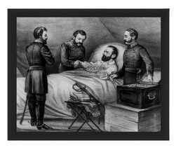 The Death Of Stonewall Jackson Confederate Civil War General 8X10 Framed Photo - $19.99