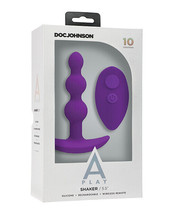 DOC JOHNSON A PLAY SHAKER BEADED RECHARGEABLE SILICONE ANAL VIBRATING BU... - £62.43 GBP