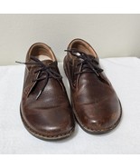 Vintage Birkenstock Brown Leather Oxford Lace Up Shoes Men&#39;s 42 / 9 - $79.15